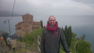 Manfred at Lake Ohrid