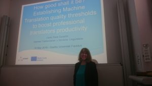 Carla presenting in Frankfurt, May 2016. (Photo:  M. Sailer, BY-NC-ND 3.0)